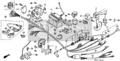 Harnais de fil/Batterie (C50LAG/G/J/N/SN)